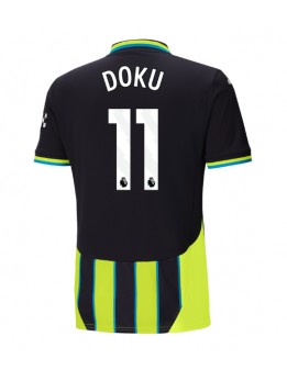 Manchester City Jeremy Doku #11 Gostujuci Dres 2024-25 Kratak Rukavima